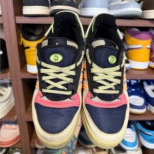 Bad Bunny multicolor Adidas forum sneakers